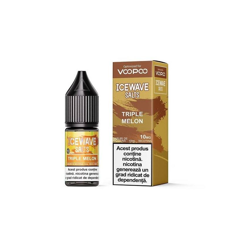 Lichid Icewave Salt 10ml - Triple Melon 10mg Lichid Icewave Salt 10ml - Triple Melon 10mg