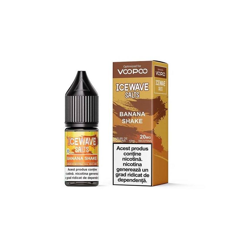 Lichid Icewave Salt 10ml - Banana Shake 20mg Lichid Icewave Salt 10ml - Banana Shake 20mg