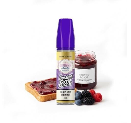 Lichid Longfill Dinner Lady Dessert 14ml - Berry Jam On Toast
