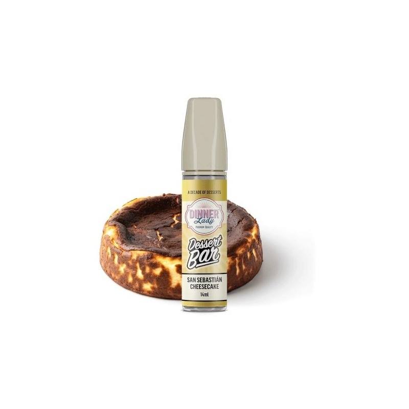 Lichid Longfill Dinner Lady Dessert 14ml - San Sebastian Cheesecake