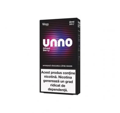 Kit UNNO 1000 pufuri 20mg - Blueberry Raspberry