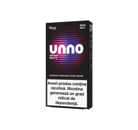 Kit UNNO 1000 pufuri 20mg - Blueberry Raspberry