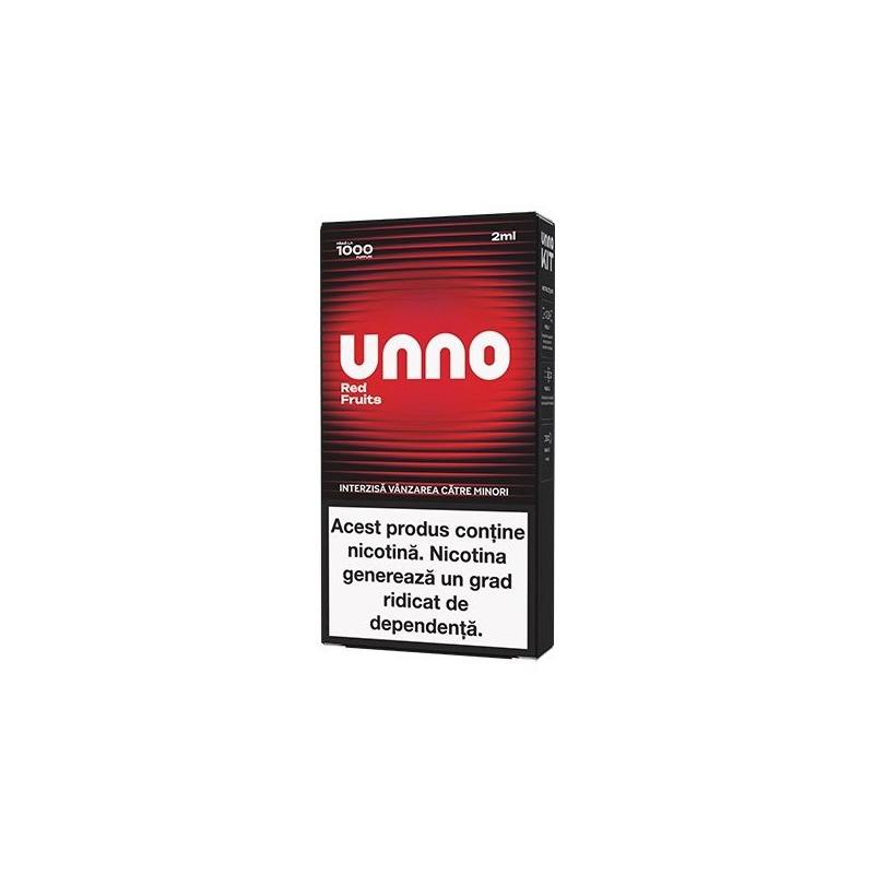 Kit UNNO 1000 pufuri 20mg - Red Fruits