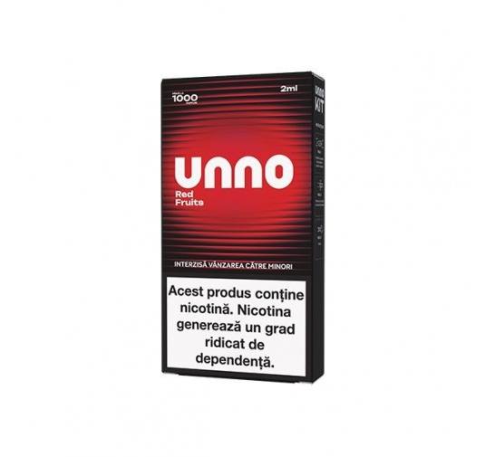Kit UNNO 1000 pufuri 20mg - Red Fruits