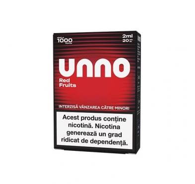 Cartus UNNO 1000 pufuri 20mg - Red Fruits