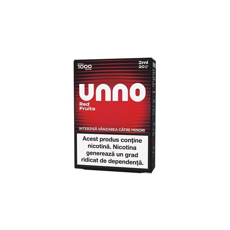 Cartus UNNO 1000 pufuri 20mg - Red Fruits