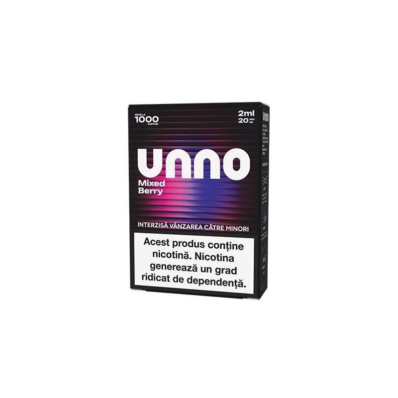 Cartus UNNO 1000 pufuri 20mg - Blueberry Raspberry